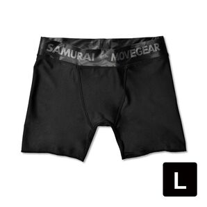 トレーニング用 ショートスパッツ(黒・L) 【サムライムーブギア】 男女兼用 リライブシャツ プラスアルファの機能