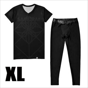 サムライムーブギア 半袖上下セット 黒XL リライブシャツ+αの機能