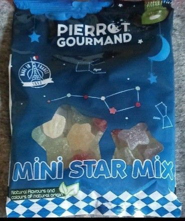 Pierrot Gourmand MINI STAR MIX グミキャンディ 80g フランス
