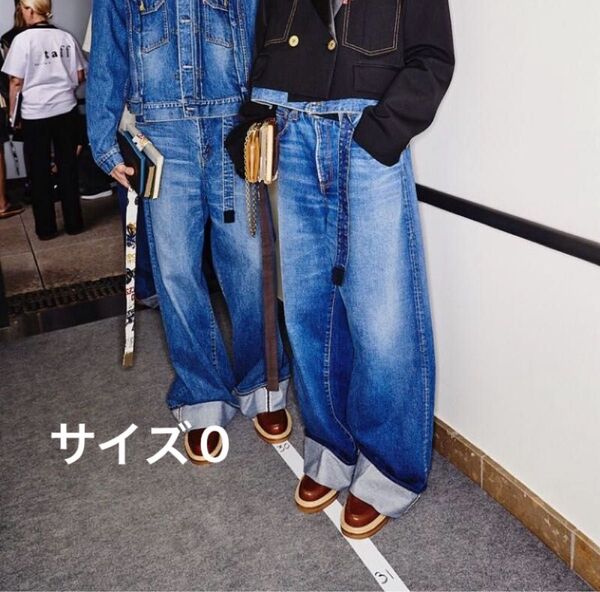 sacai サカイ levi's コラボデニムパンツ blue サイズ0 阿部千登勢
