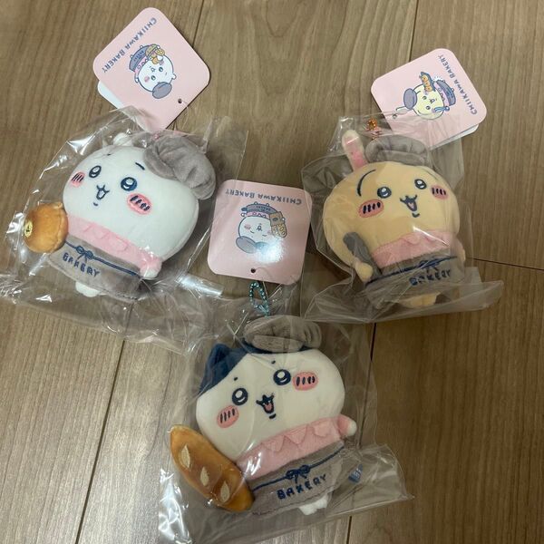 ちいかわ ベーカリー スタッフさんなマスコット ちいかわ ハチワレ うさぎ