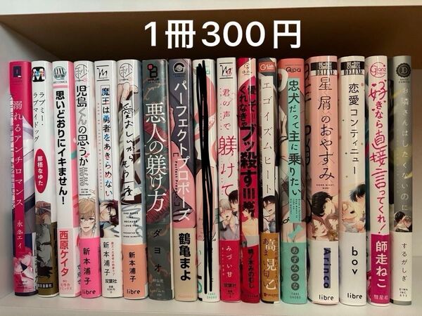 BLコミック/中古/まとめ売り/バラ売り/1冊300円~