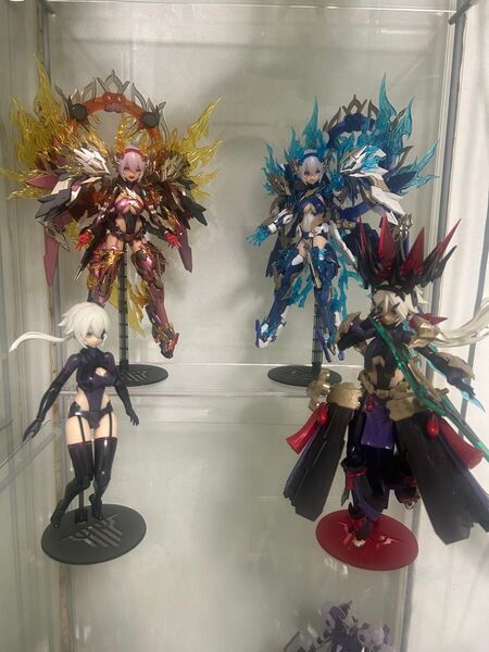 コトブキヤ メガミデバイス スサノヲ レガリア 蒼炎 紅蓮 塗装済み 完成品 プラモデル ジャンク
