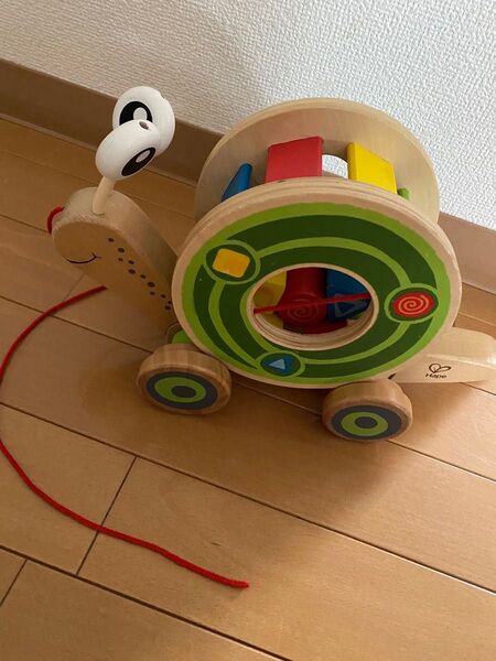 Hape 木のおもちゃ カタツムリ 知育玩具