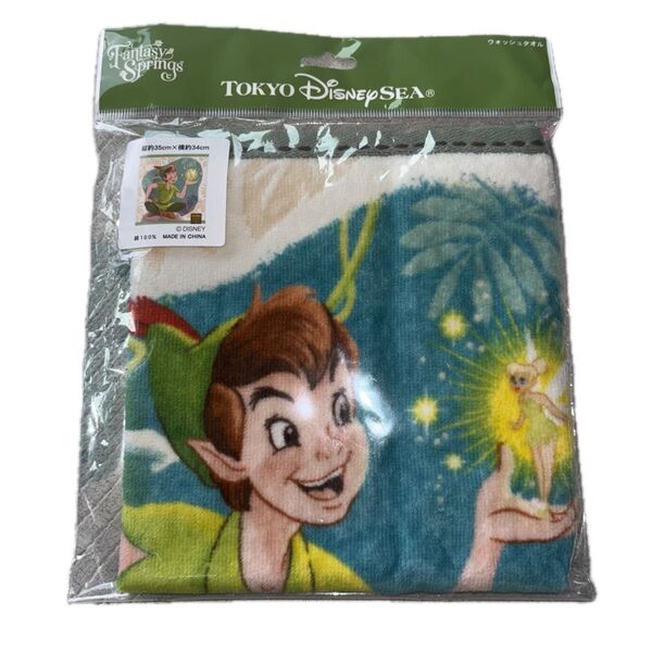 東京ディズニーシー ファンタジースプリングス ウォッシュタオル