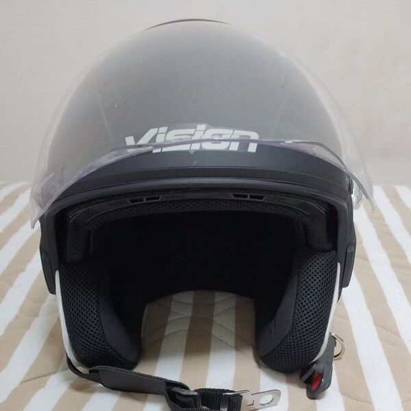 VISION ジェットヘルメット マッドブラック