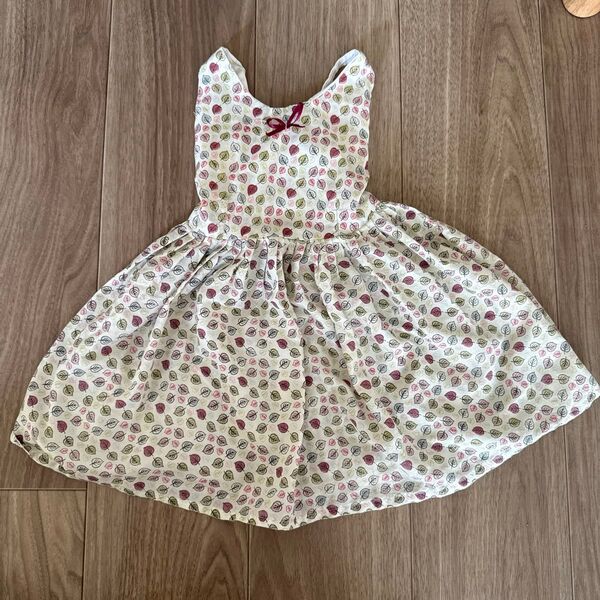 ワンピース キッズ キャミワンピース 女の子 子供服 リボン 可愛い 夏服90