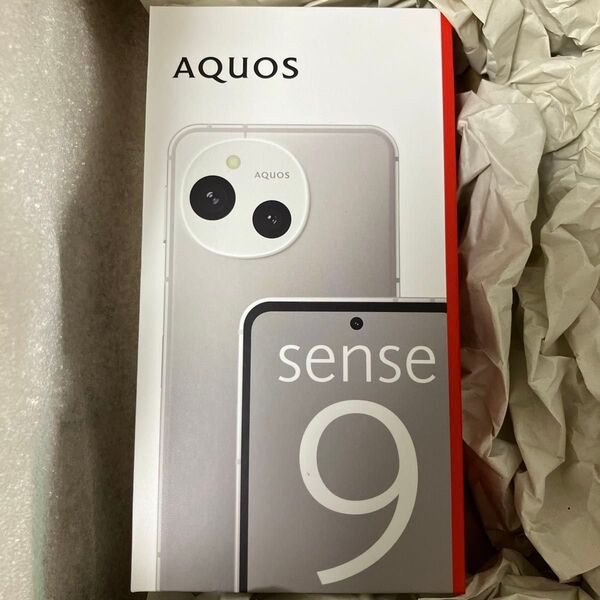 新品未開封 AQUOS sense9 SH-M29 6.1インチ メモリー6GB ストレージ128GB ホワイト