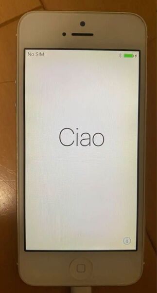 iPhone5 SIMなし