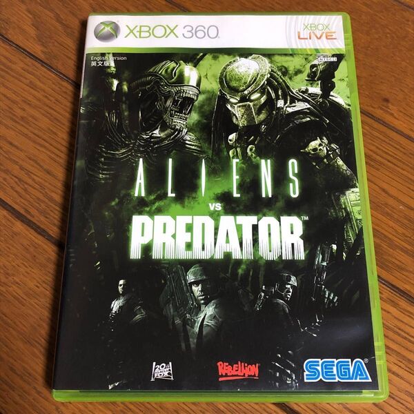XBOX360 エイリアンvsプレデター 海外版 ALIENS VS PREDATOR