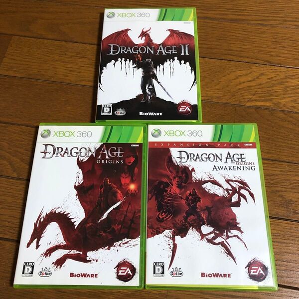 XBOX360 ドラゴンエイジ オリジンズ + Dragon Age 2 + Awakening アウェイクニング セット