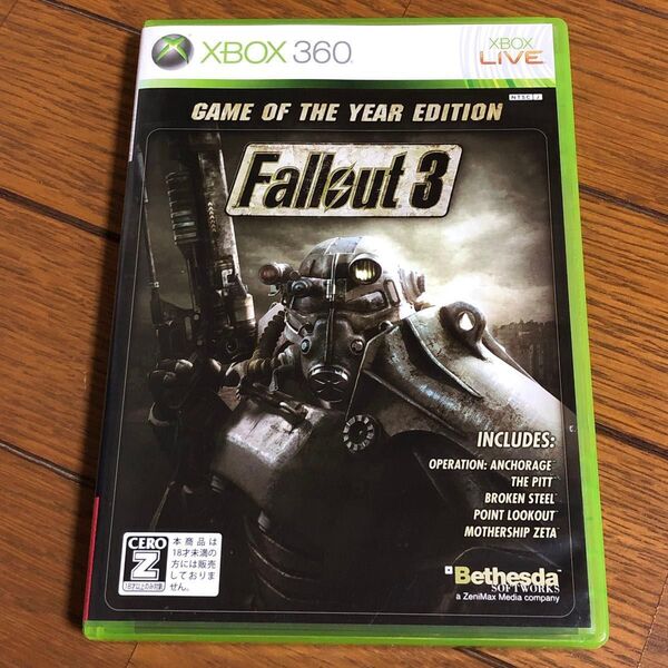 XBOX360 フォールアウト3 ゲーム オブ ザ イヤー エディション Fallout 3:Game of the Year