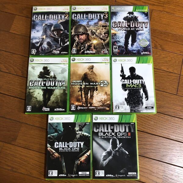 XBOX 360 コール オブ デューティ シリーズ 8本 セット