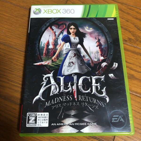 【盤面傷無】 XBOX360 アリス マッドネス リターンズ ALICE MADNESS RETURNS