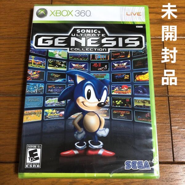 新品 未開封品 XBOX360 ソニック アルティメット ジェネシス コレクション 北米版 セガ メガドライブ Genesis