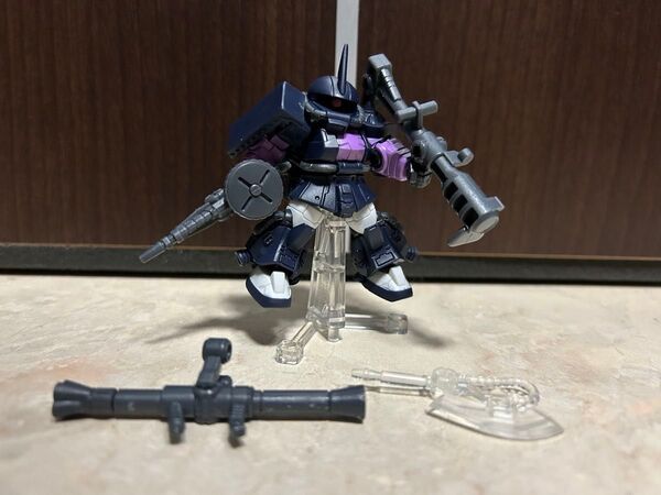 ガンダム モビルスーツアンサンブル 12 高機動型ザクII 黒い三連星仕様 MS武器セット 専用武器