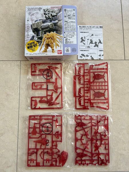 004 ナイチンゲール 新品未組立品 レアカラー クリアレッド ガンダムアーティファクト 第1弾 GUNDAM ARTIFACT
