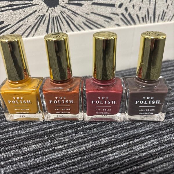 ザポリッシュ THE POLISH 4本 ローハニー フィグ parfum through 美品 ネイルカラー マニキュア