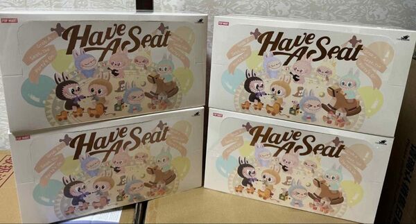 POP MART ポップマートTHE MONSTERS Have a Seat ぬいぐるみ シリーズ 4BOX