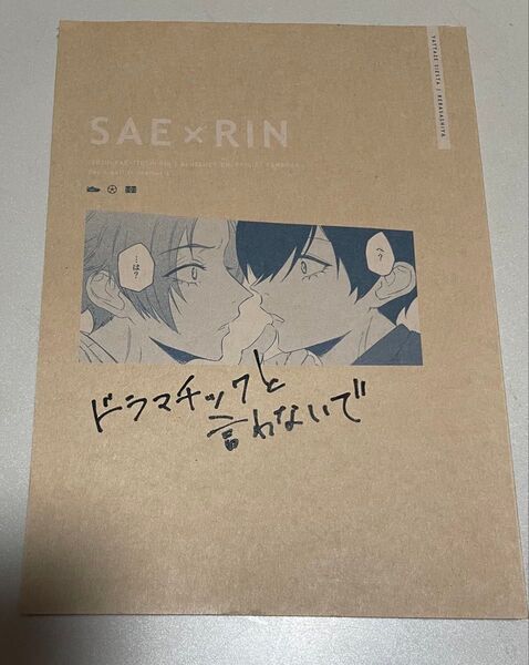 ブルーロック同人誌 糸師冴×糸師凛 冴凛 ドラマチックといわないで ればさしや