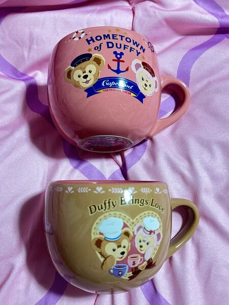 TDS ダッフィー シェリーメイ スーベニアカップ マグカップ コップ 2個セット スウィートダッフィー