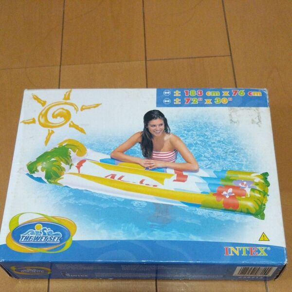インテックス デラックスエアーマット フロート 浮き輪 INTEX 水遊び 浮き輪 プール