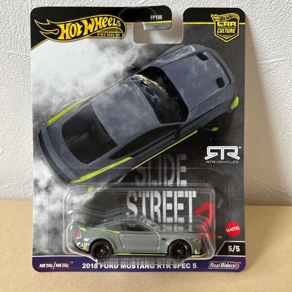 ホットウィール(Hot Wheels) カーカルチャー スライド ストリート 2018 フォード マスタング RTR