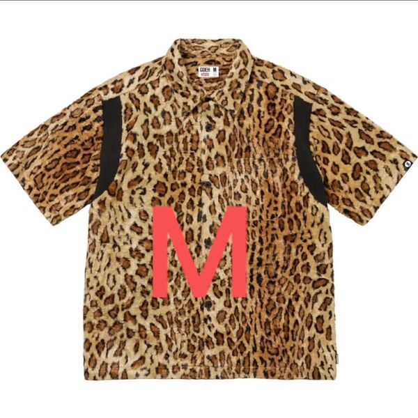 Supreme x GOODENOUGH Crushed Rayon S/S Shirt "Leopard" size M