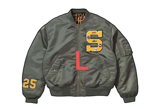 Supreme x GOODENOUGH Reversible MA-1 "Olive"