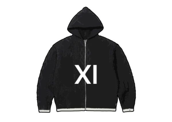 Supreme x GOODENOUGH Zip Up Hooded Sweater "Black"