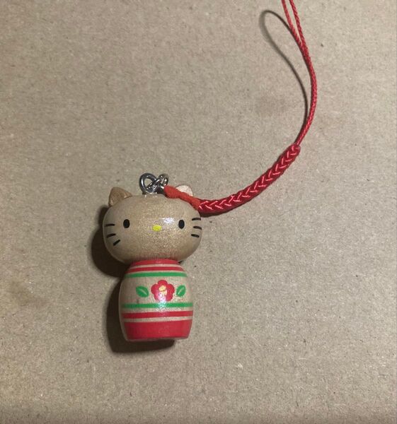 ハローキティ こけし ストラップ