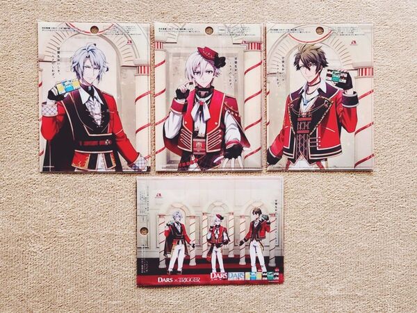 アイドリッシュセブン アイナナ DARS クリアファイル TRIGGER 八乙女楽 九条天 十龍之介