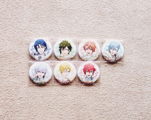アイドリッシュセブン アイナナ 缶バッジ アニメイト特典 ムビナナ IDOLiSH7 一織 大和 三月 環 ナギ 陸