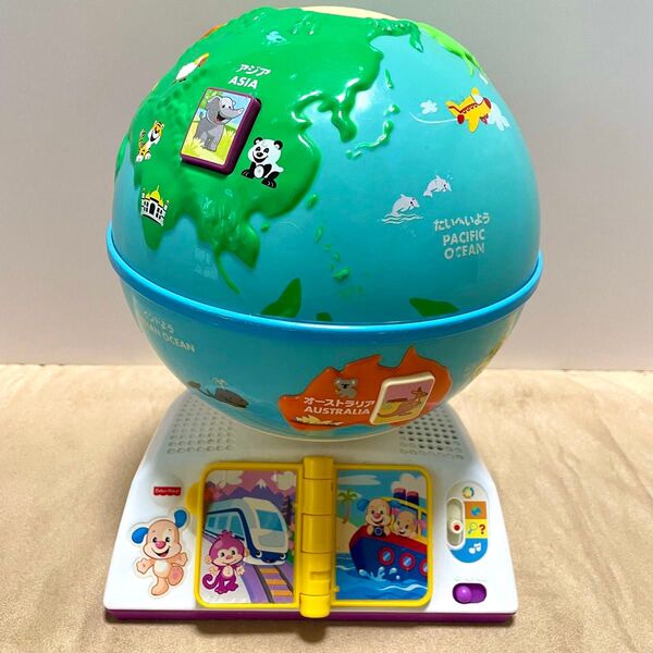 Fisher Price 音のなる地球儀 バイリンガルグローブ スマートステージ おもちゃ