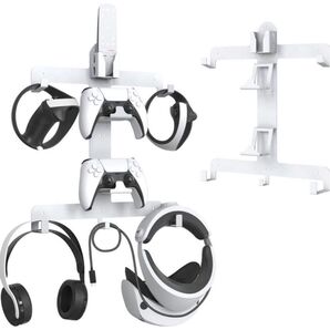 PS VR2用収納スタンド 壁掛け金具 コントローラー ヘッドフォン 収納 新品 プレステ