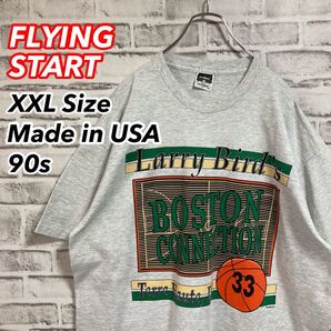 レア90sTee★USA製 90s オーバーサイズ Tシャツ シングルステッチ vintage バスケットボール USA 古着