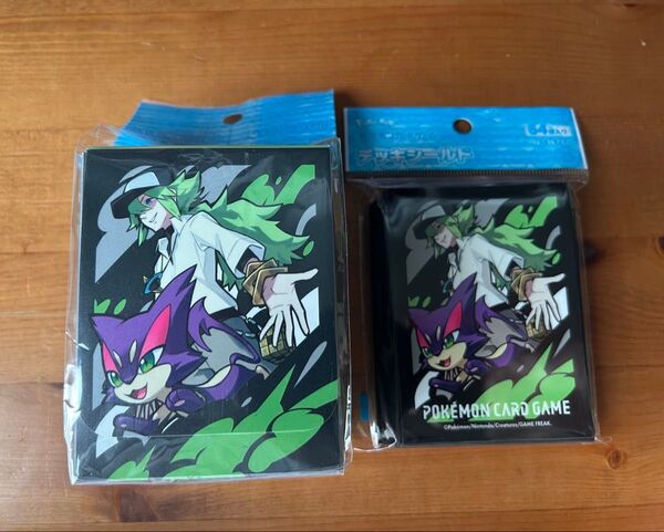 新品未使用 ポケモンカード N&チョロネコ デッキシールド デッキケース