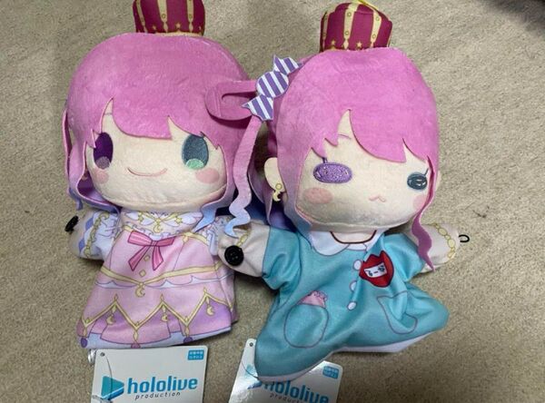 ホロライブプロダクション パペットぬいぐるみ 姫森ルーナ 2個セット