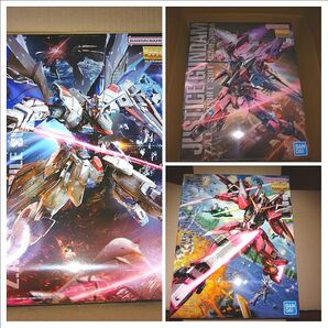 3点組! 新品未開封! MG フリーダムガンダム 2.0 & MG ジャスティスガンダム & MG インフィニット ジャスティス