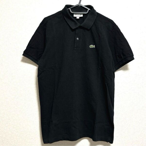 LACOSTE ラコステ ポロシャツ ブラック M