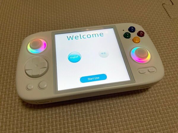 【使用小】Anbernic RG CUBE ホワイト 本体 レトロゲーム用ハンドヘルド機 Android エミュレータ