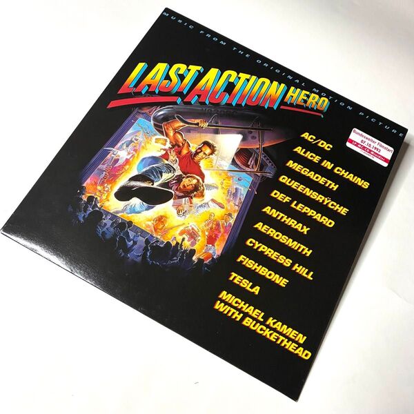 LAST ACTION HERO サントラ LP レコード HR HM レア EU盤 90s 中古