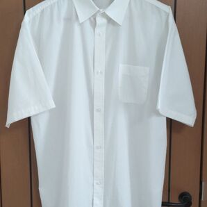 【極美品】FREAK'S STORE メンズ 半袖 ワイドシルエット レギュラーカラーシャツ L ホワイト