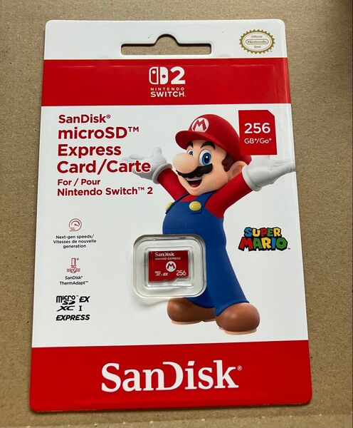 SanDisk microSD Express Card 256GB for Nintendo Switch 2