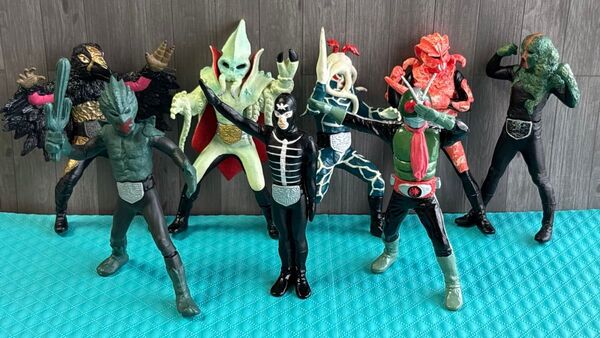 HG. 仮面ライダー フィギュア 8体セット