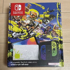 【中古美品】Nintendo Switch(有機EL) スプラ3エディション