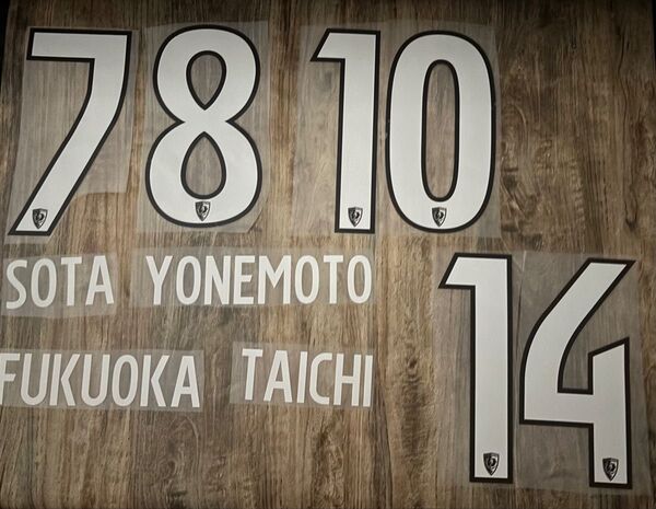 京都サンガ 24/25 マーキングセット 6選手まとめ売り