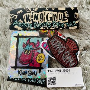 King Gnu ファンクラブ限定商品 ステッカー Vol.2 新品未開封