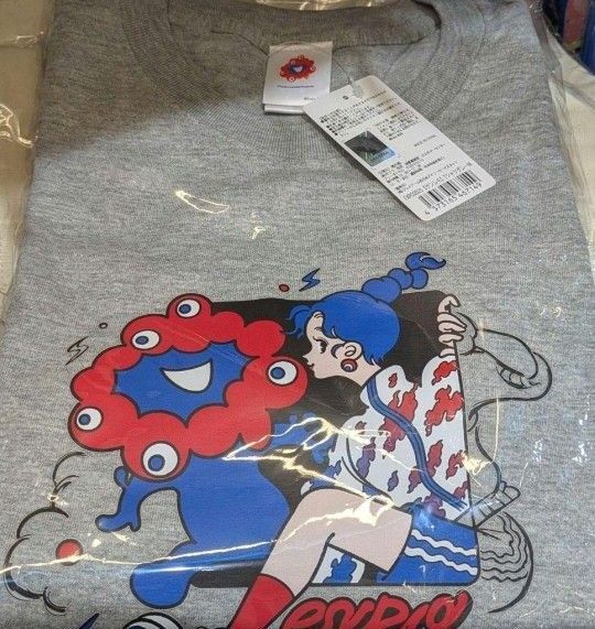 【店頭完売品!】大阪関西万博 サンレモ ミャクミャク コラボ Tシャツ グレー