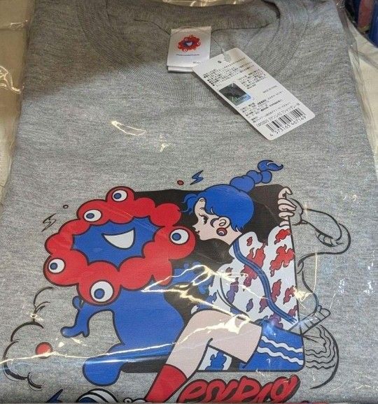 大阪関西万博 サンレモ ミャクミャク コラボ Tシャツ グレー Mサイズ